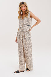 Lněná vesta Boho Muse